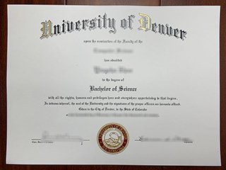 丹佛大学毕业证书