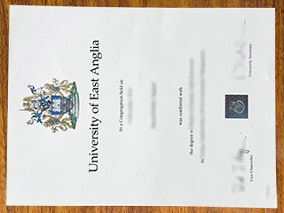 东安格利亚大学毕业证书