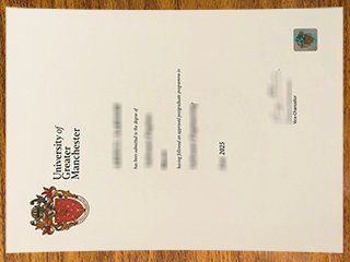 大曼彻斯特大学毕业证书