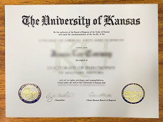 堪萨斯大学毕业证书
