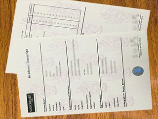 英国曼彻斯特大学成绩单