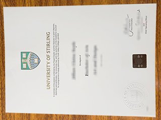 斯特灵大学毕业证书