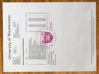 英国威斯敏斯特大学成绩单