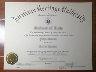 美国传统南加州大学毕业证书
