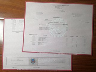 American Military University transcript