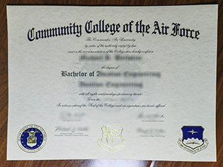 美国空军社区学院毕业证书