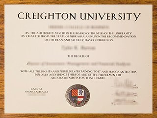 克瑞顿大学毕业证书