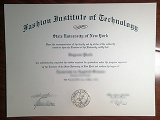纽约时装学院毕业证书