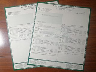 美国乔治梅森大学成绩单
