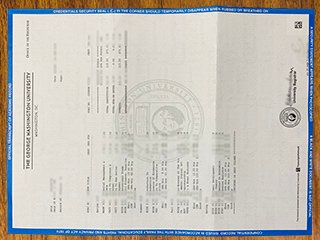 美国乔治华盛顿大学成绩单