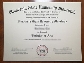 明尼苏达州立大学穆尔黑德分校文凭