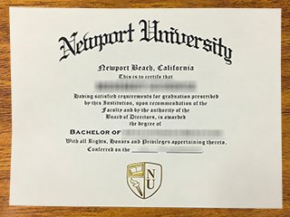 纽波特大学毕业证书