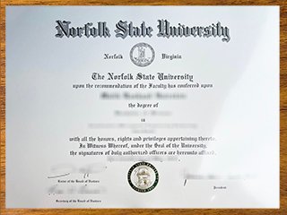 诺福克州立大学毕业证书