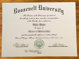 罗斯福大学毕业证书