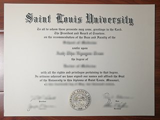 圣路易斯大学毕业证书