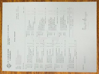 美国圣克劳德州立大学成绩单