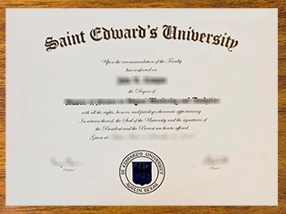 圣爱德华大学毕业证书