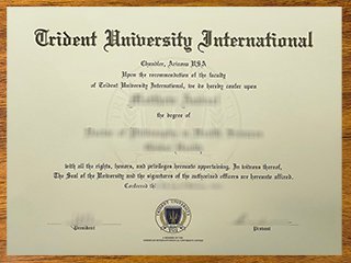三叉戟国际大学毕业证书