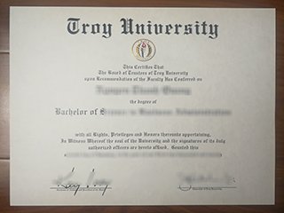 特洛伊大学毕业证书