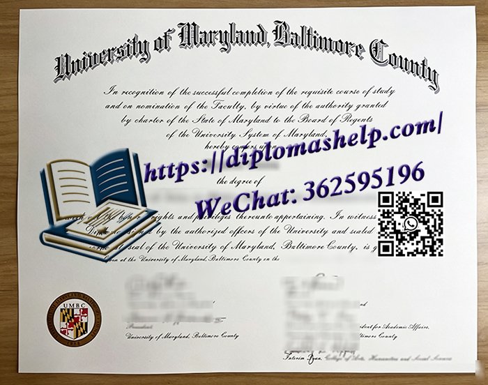 马里兰大学巴尔的摩县分校文凭