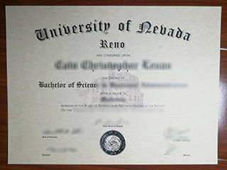 内华达大学里诺分校毕业证书