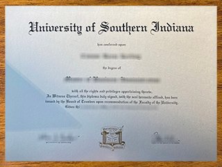 南印第安纳大学毕业证书