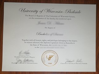 威斯康星大学帕克塞德分校毕业证书