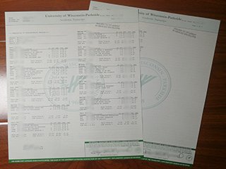 美国威斯康星大学帕克塞德分校成绩单