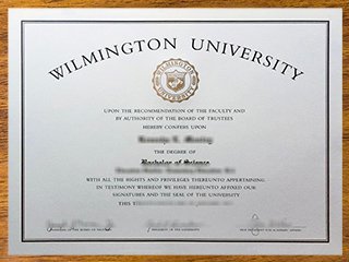 威尔明顿大学毕业证书