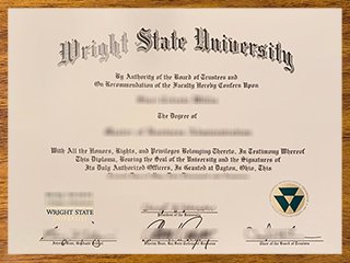 萊特州立大学毕业证书