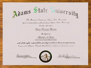 Adams State University degree