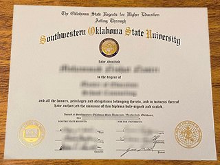 西南俄克拉荷马州立大学毕业证书