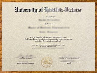 休斯顿大学维多利亚分校毕业证书