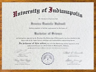 印第安纳波利斯大学毕业证书