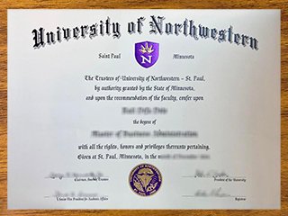 西北大学圣保罗分校毕业证书