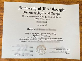 西乔治亚大学毕业证书