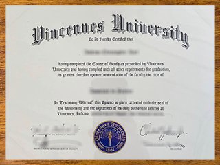 ‌温森斯大学毕业证书